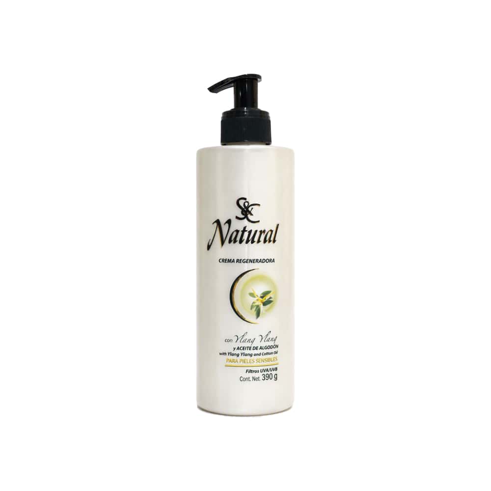 Crema regeneradora con ylang ylang y aceite de algodón Natural S&C (390 g / 13.8 oz) - Miniatura 1