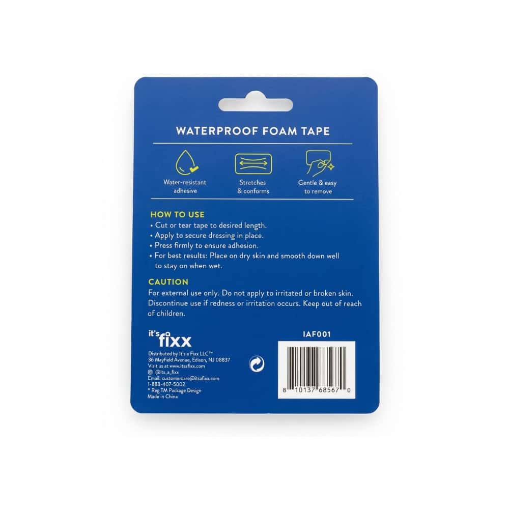 Esparadrapo de espuma impermeable 2.54 cm x 3m It's a fixx - Miniatura 2