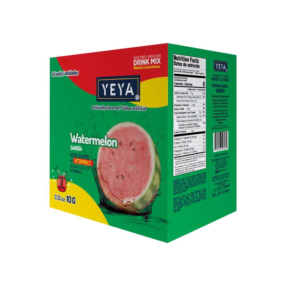 Refresco instantáneo sabor melón YEYA (26 x 10 g / 0.35 oz) - Miniatura 2