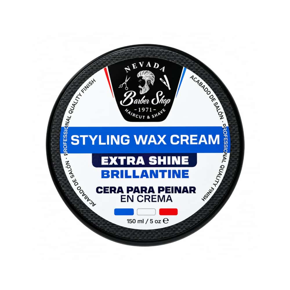 Cera para peinar en crema Brillantina Brillo extra Nevada Barber Shop (150 ml / 5 oz) - Miniatura 1