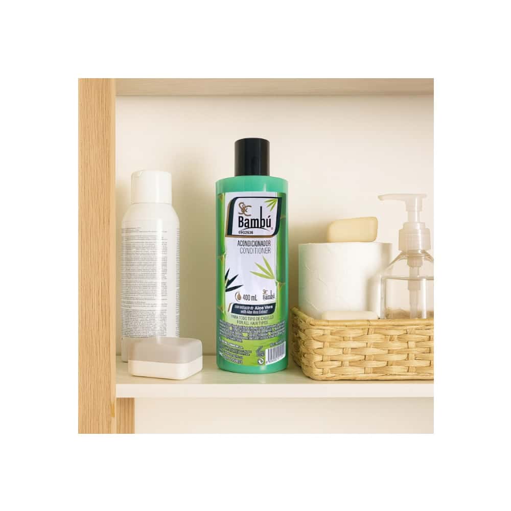 Acondicionador de aloe vera Bambú S&C (400 ml) - Miniatura 4