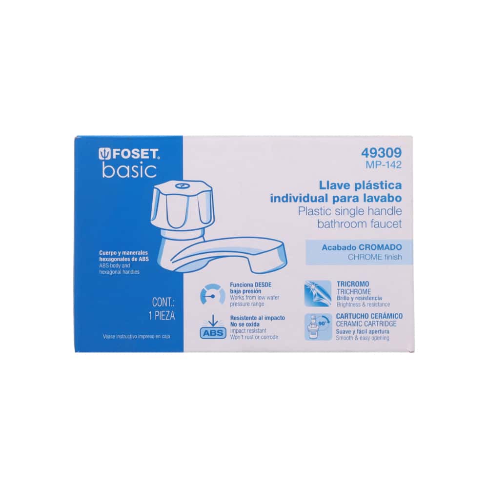 Llave individual para lavamanos Foset MP-142 - Miniatura 3