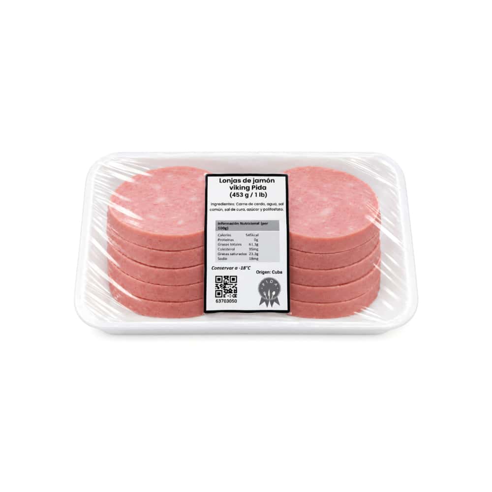 Lonjas de jamón viking Pida (453 g / 1 lb) - Miniatura 1