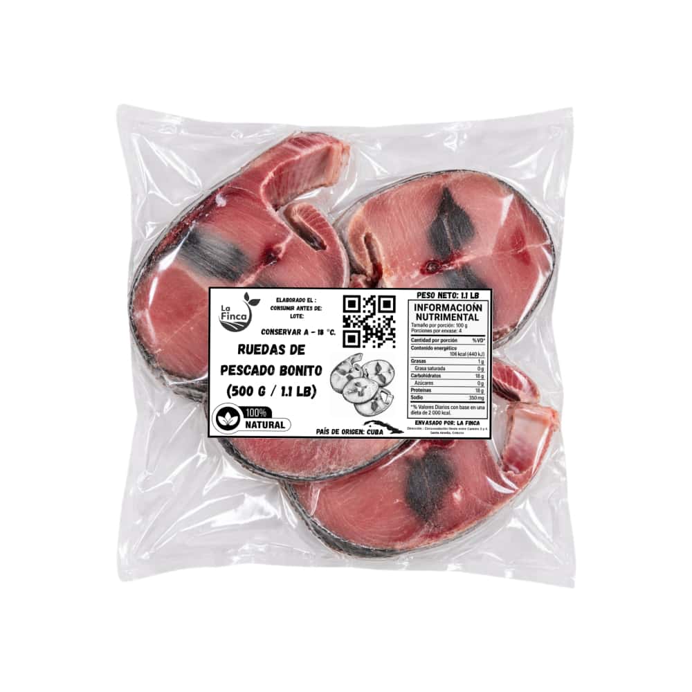 Ruedas de pescado Bonito La Finca (500 g / 1.1 lb) - Miniatura 3