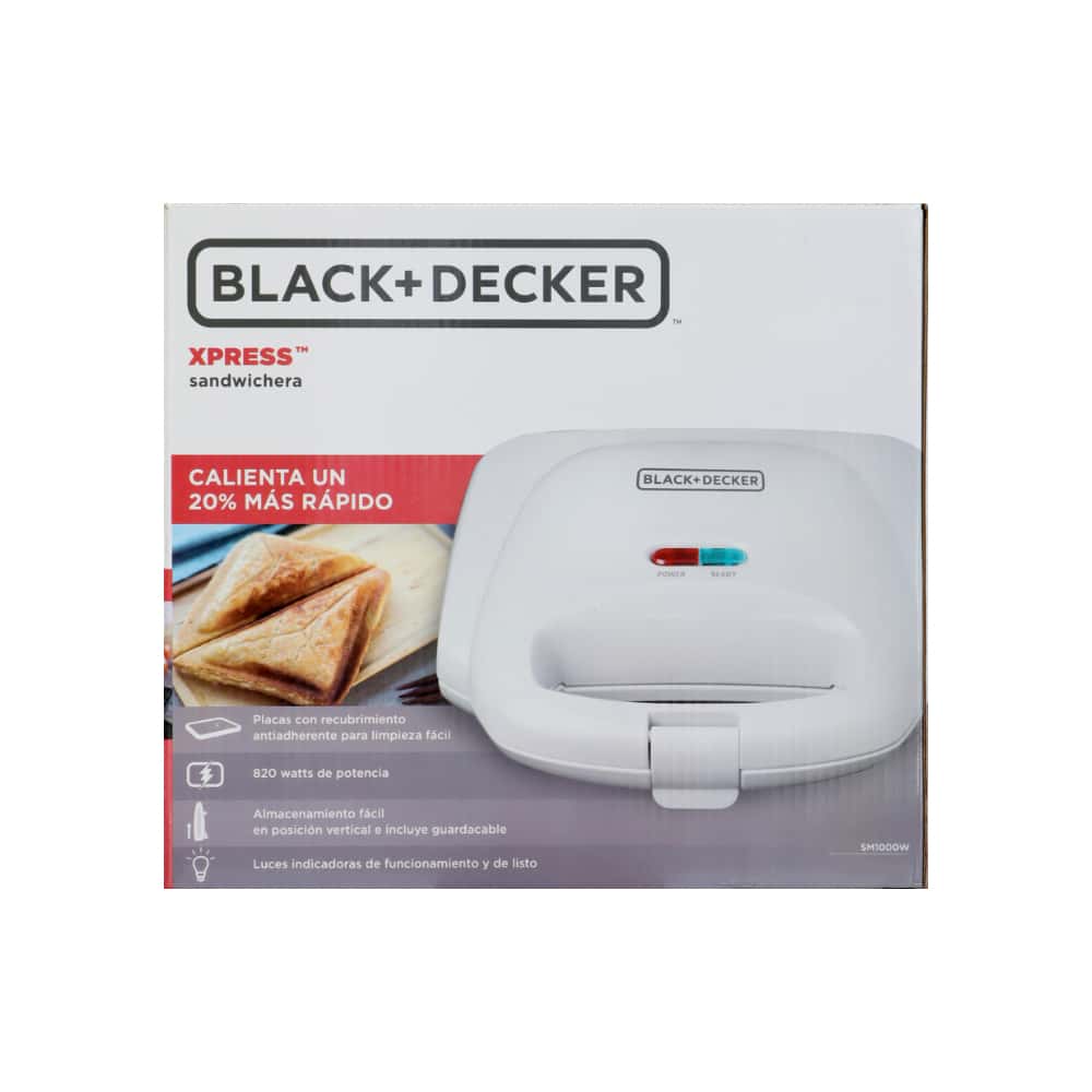 Sandwichera blanca Black + Decker SM1000W - Miniatura 5