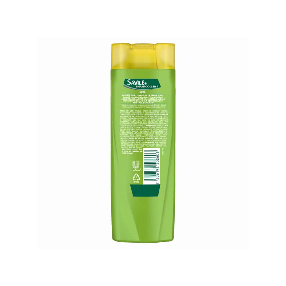 Champú pulpa de sábila y miel Savilé (180 ml) - Miniatura 2