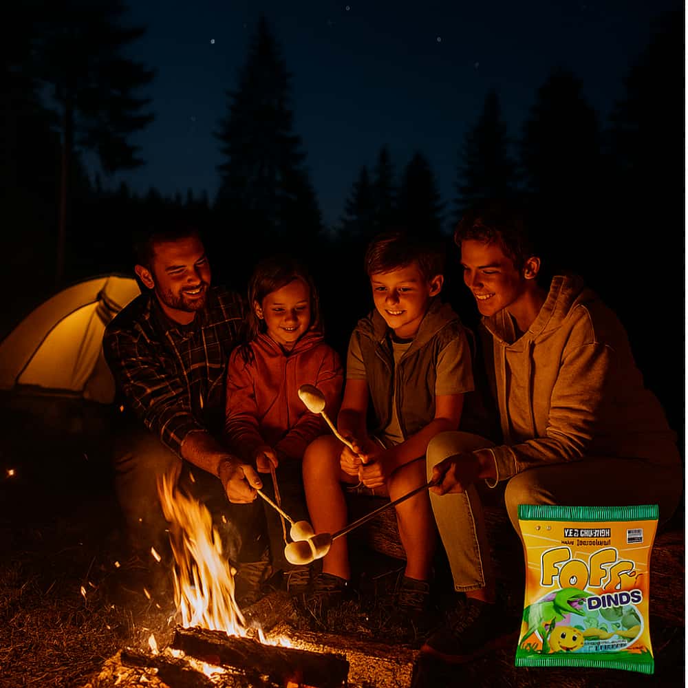 Malvavisco Fofs Dinos sabor vainilla Florestal (220 g / 7.76 oz) - Miniatura 5