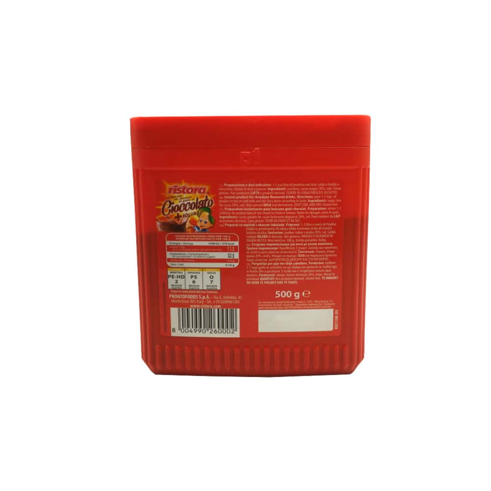 Chocolate en polvo Ristora (500 g / 1.1 lb) - Miniatura 5