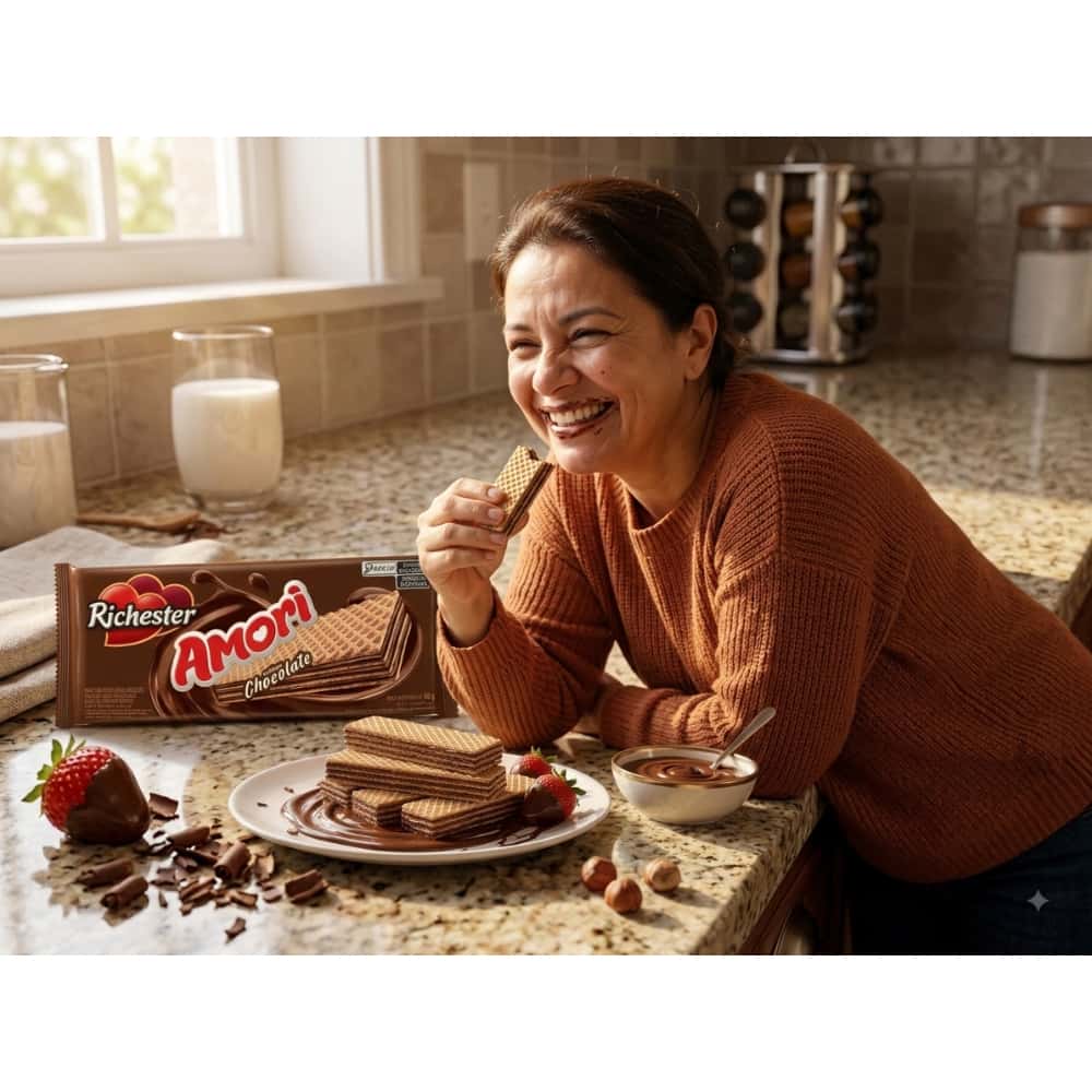 Sorbetos con relleno sabor chocolate Amori Richester (80 g / 2.82 oz) - Miniatura 5