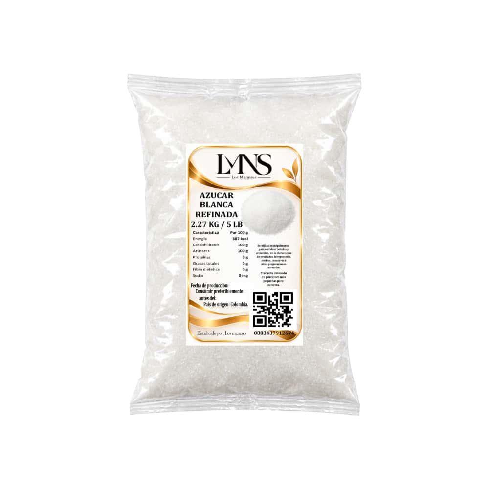 Azúcar blanca refina Los Meneses (2.27 kg / 5 lb) - Miniatura 1