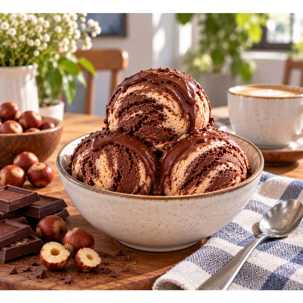 Helado doble crema sabor chocolate y avellana Alask (4 L) - Miniatura 4