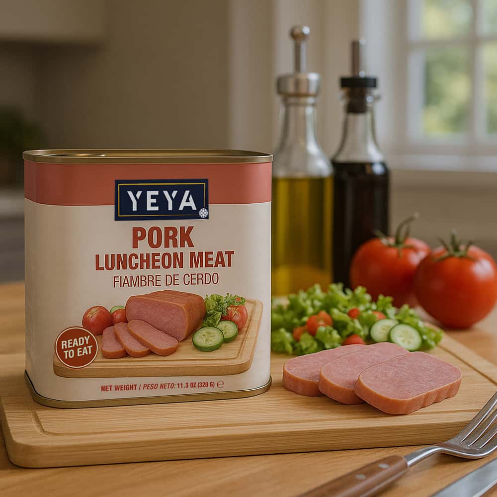 Fiambre de cerdo - spam- YEYA (5 x 320 g / 11.3 oz) - Miniatura 5