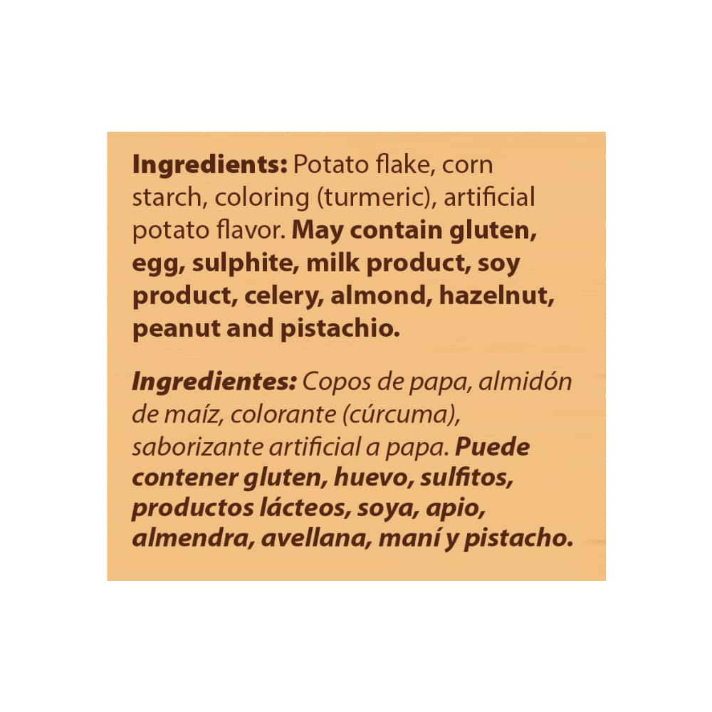 Puré de papas YEYA (125 g / 4.4 oz) - Miniatura 2