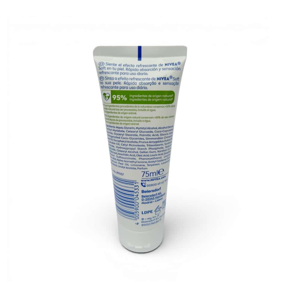 Crema hidratante refrescante Soft Nivea (75 ml) - Miniatura 2