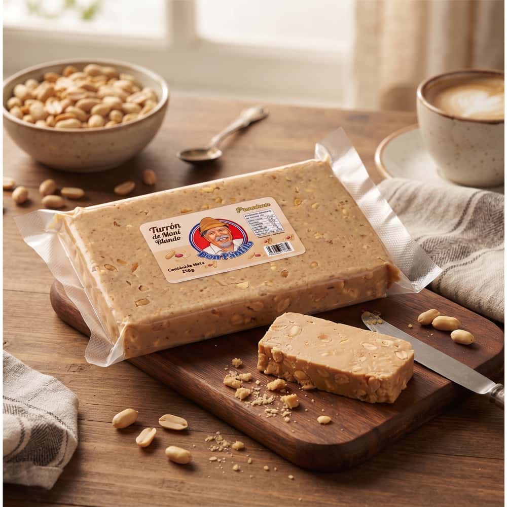 Turrón de maní blando premium Don Pánfilo (250 g / 8.8 oz) - Miniatura 4