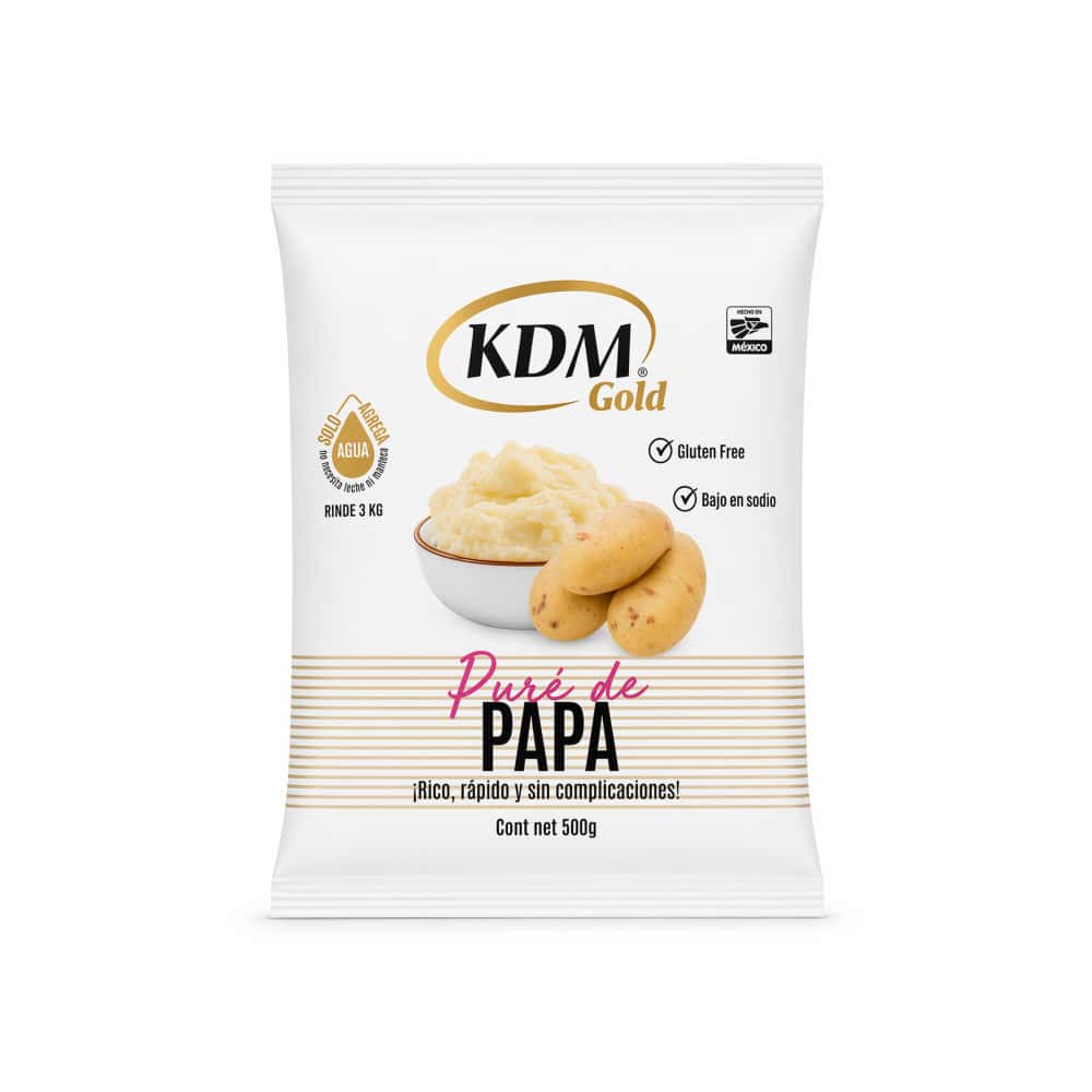 Puré de papa instantáneo KDM Gold (500 g / 1.10 lb) - Miniatura 1