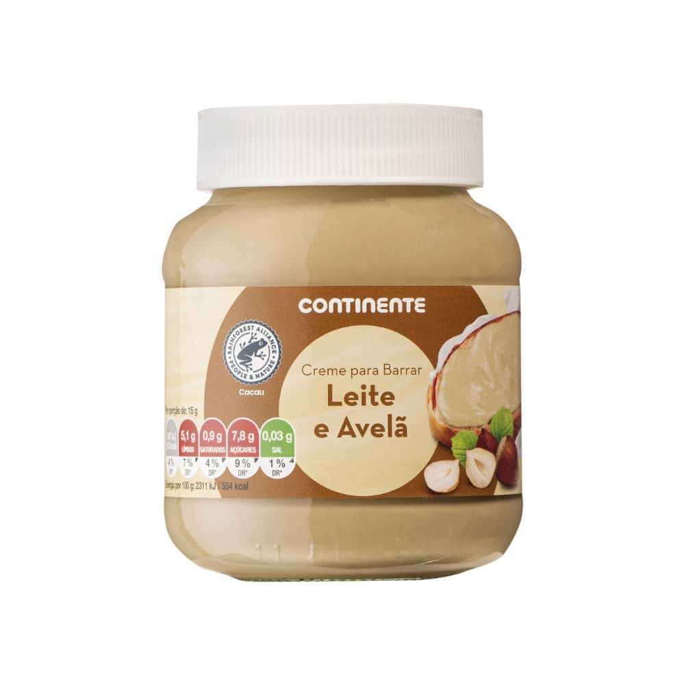 Crema para untar Duo de leche y avellana Continente (400 g / 14.11 oz) - Miniatura 1