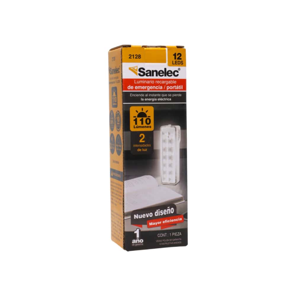 Lámpara LED de emergencia recargable Sanelec 2128 - Miniatura 5