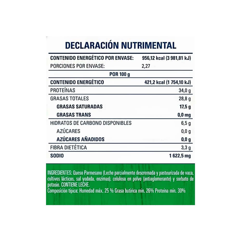 Queso parmesano rallado de leche de vaca Kraft (227 g / 8.01 oz) - Miniatura 2
