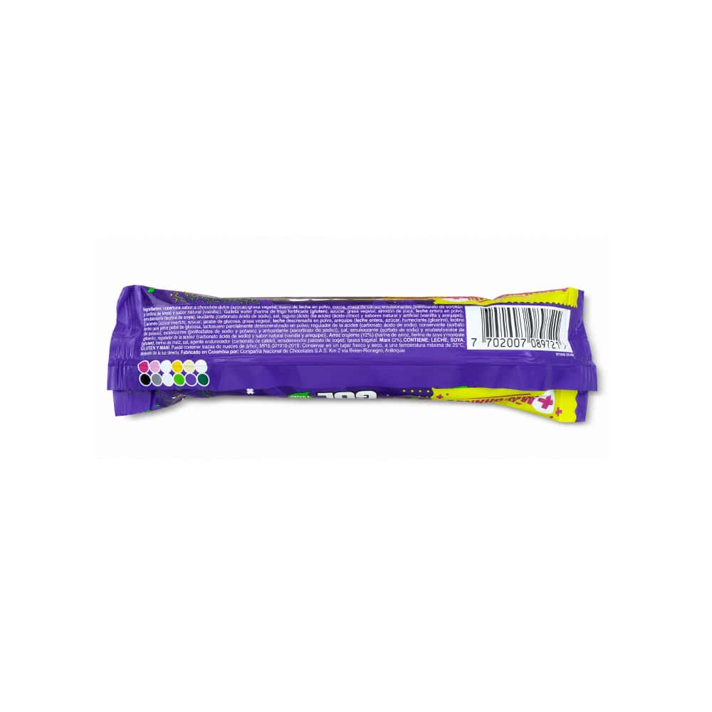 Galleta cubierta con sabor a chocolate dulce con caramelo, arroz crujiente y maní Gol (31 g / 1.09 oz) - Miniatura 2