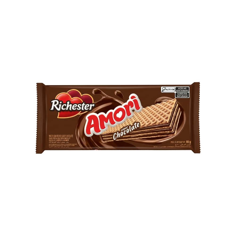Sorbetos con relleno sabor chocolate Amori Richester (80 g / 2.82 oz) - Miniatura 1