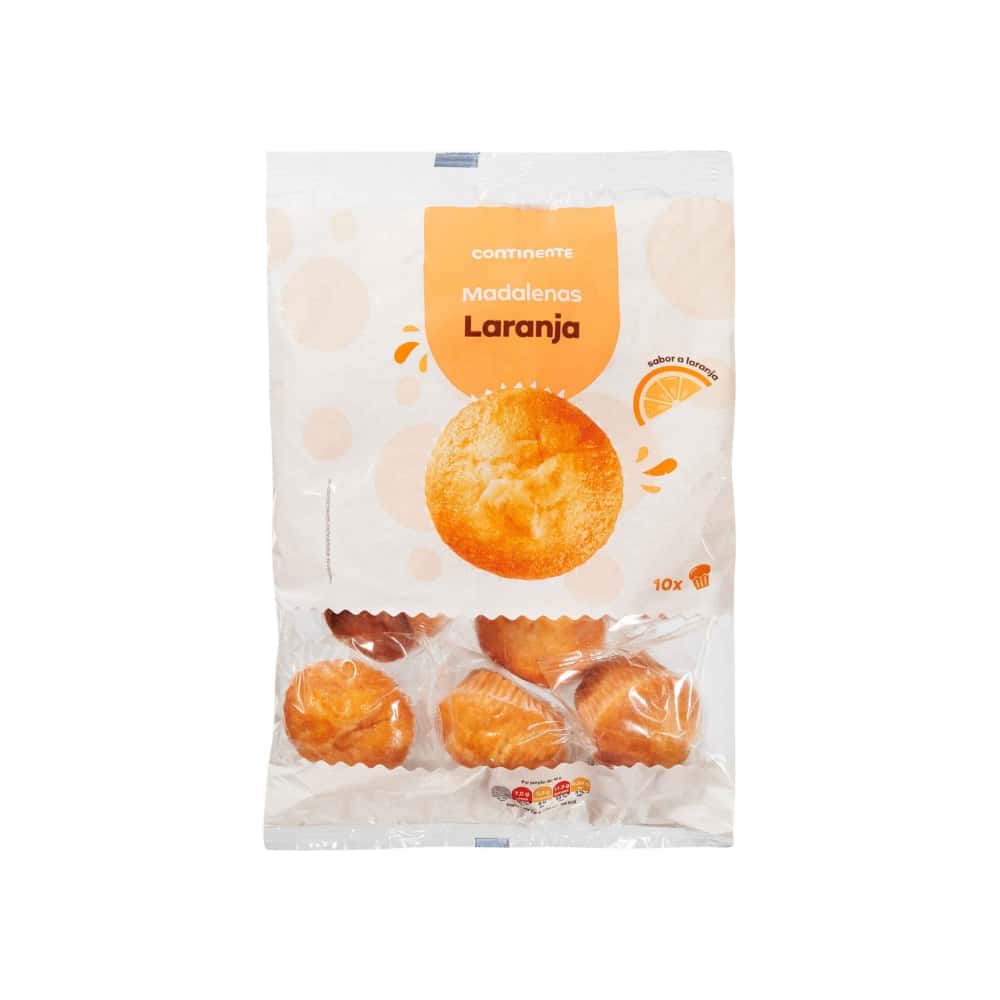 Magdalenas de naranja Continente (400 g / 14.11 oz) - Miniatura 1