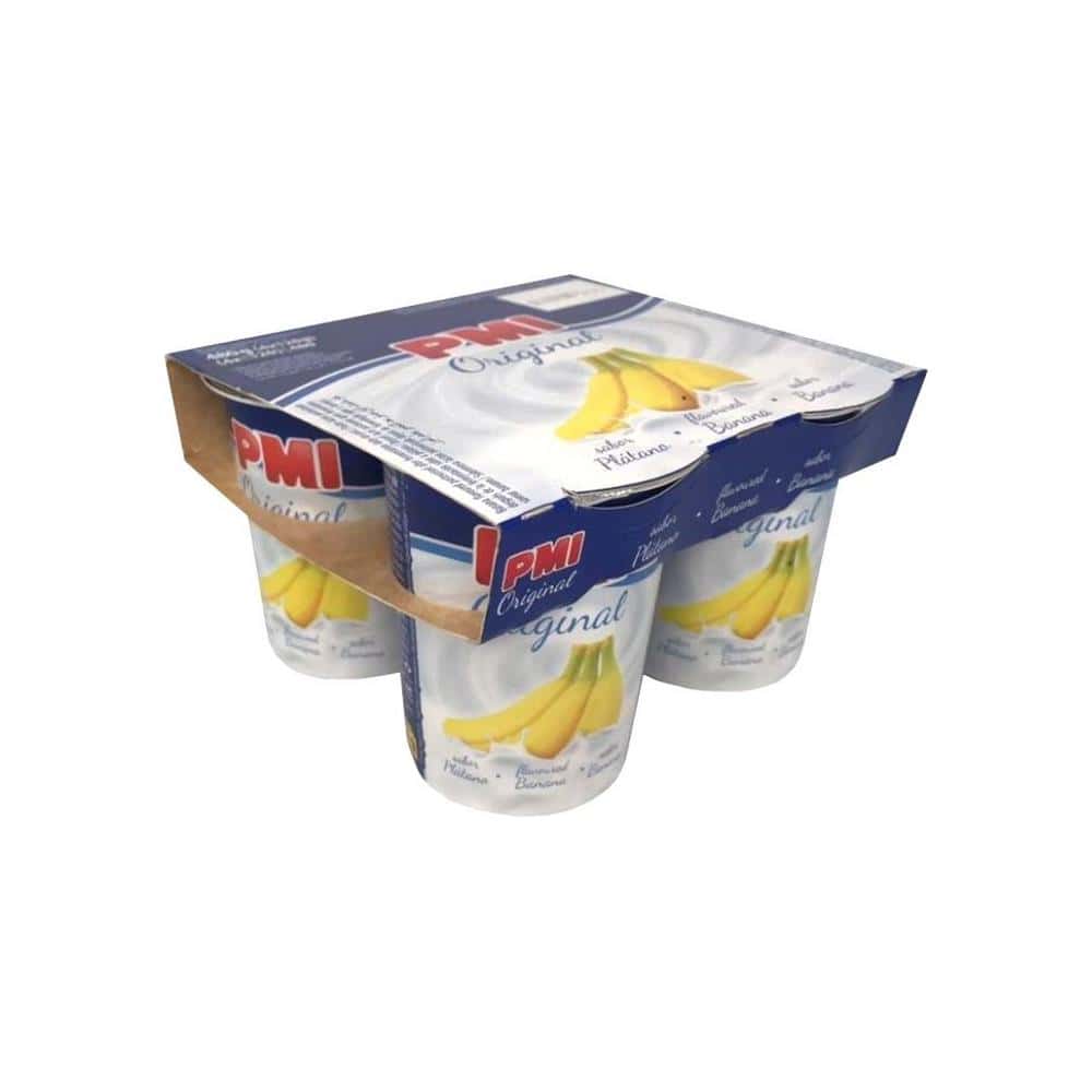 Yogurt sabor plátano Original PMI (4 x 120 g / 4.23 oz) - Miniatura 3