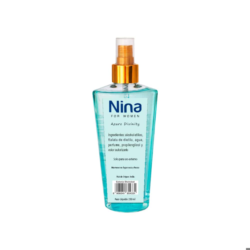 Fragancia para mujeres divinidad azul Nina (250 ml) - Miniatura 2
