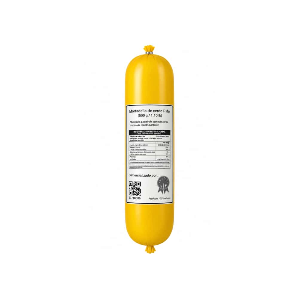 Mortadella de cerdo Pida (500 g / 1.10 lb) - Miniatura 1