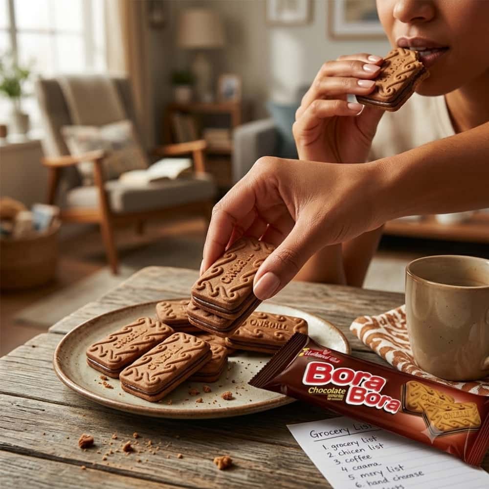 Galletas de crema con sabor a chocolate Holland Park Bora Bora (78 g / 2.75 oz) - Miniatura 5