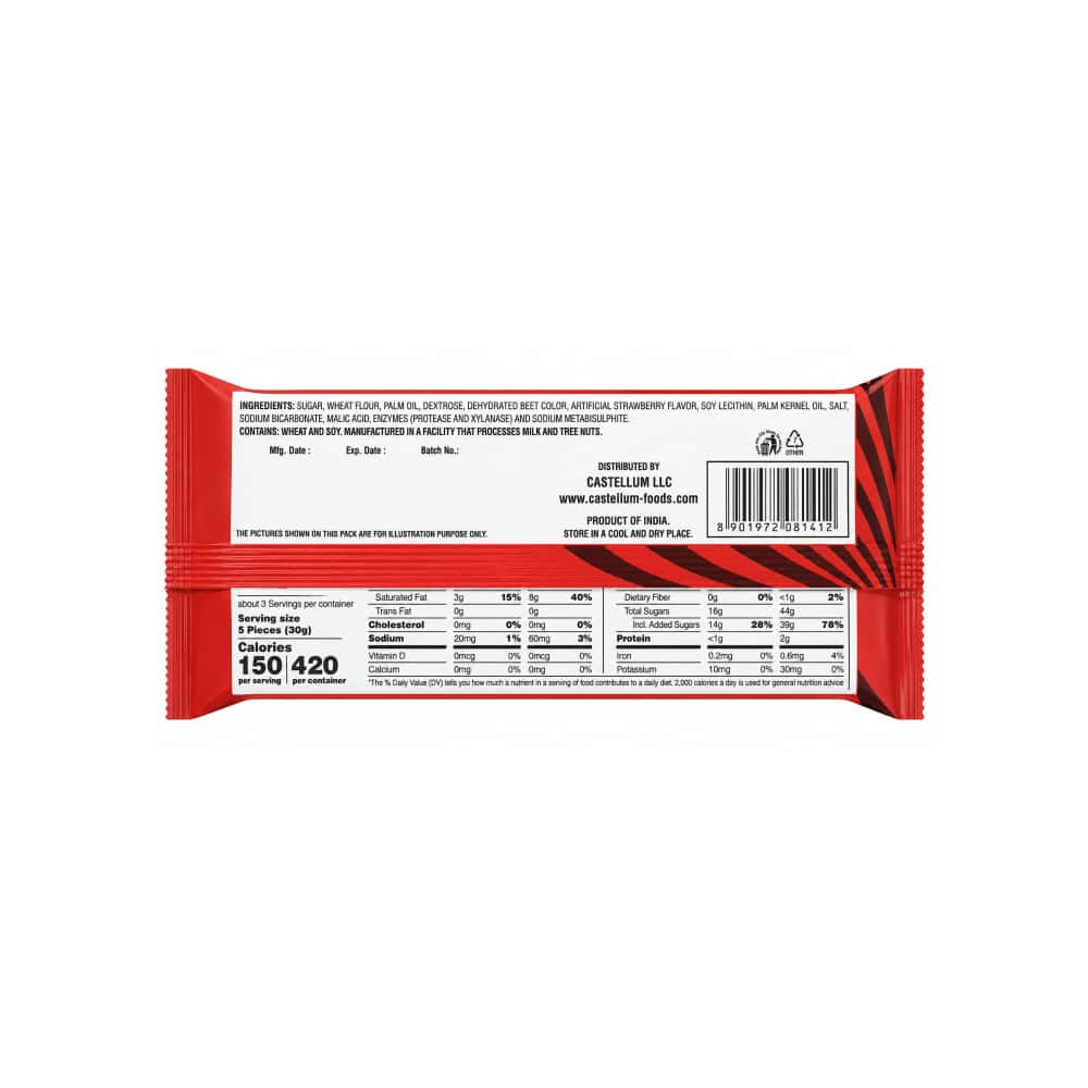 Sorbeto de vainilla con crema de fresa Castellum (85 g / 3.oz) - Miniatura 2