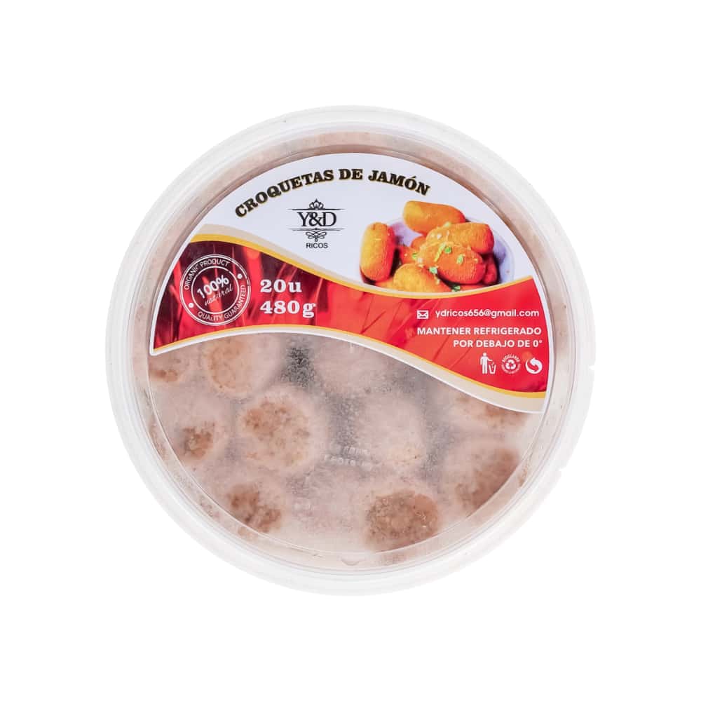 Croquetas de jamón Y&D Ricos (480 g / 1.05 lb) - Miniatura 2