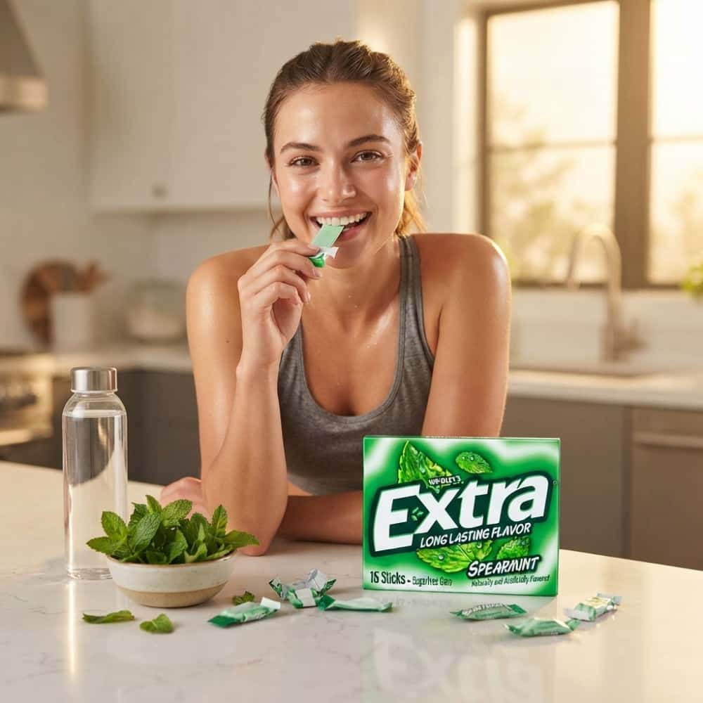 Chicle sin azúcar sabor a menta verde Wrigley's (15 U) - Miniatura 4