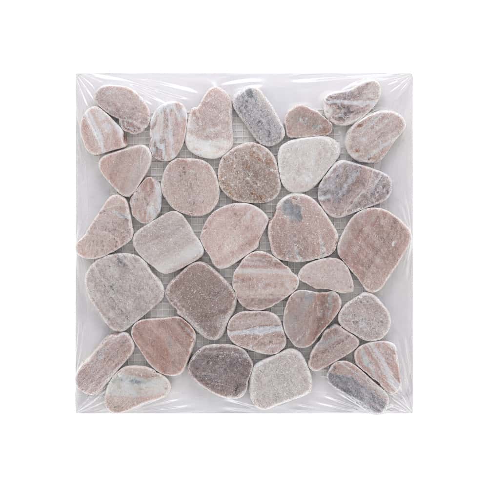 Caja de losas - Mosaico Fantasy Brown 27 x 27 cm – piedra natural Zeric (10 U) - Miniatura 1
