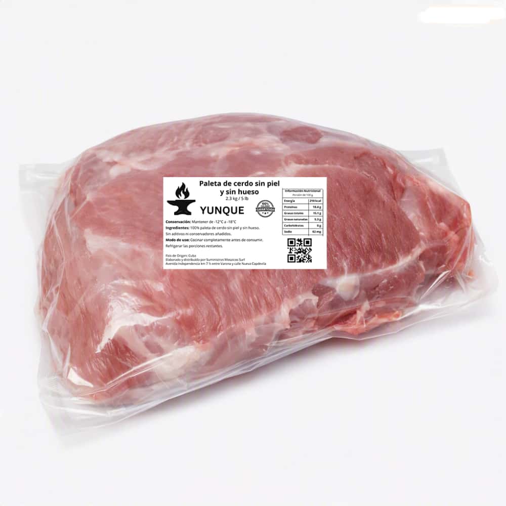 Paleta de cerdo sin piel y sin hueso Yunque (2.3 kg / 5 lb) - Miniatura 2