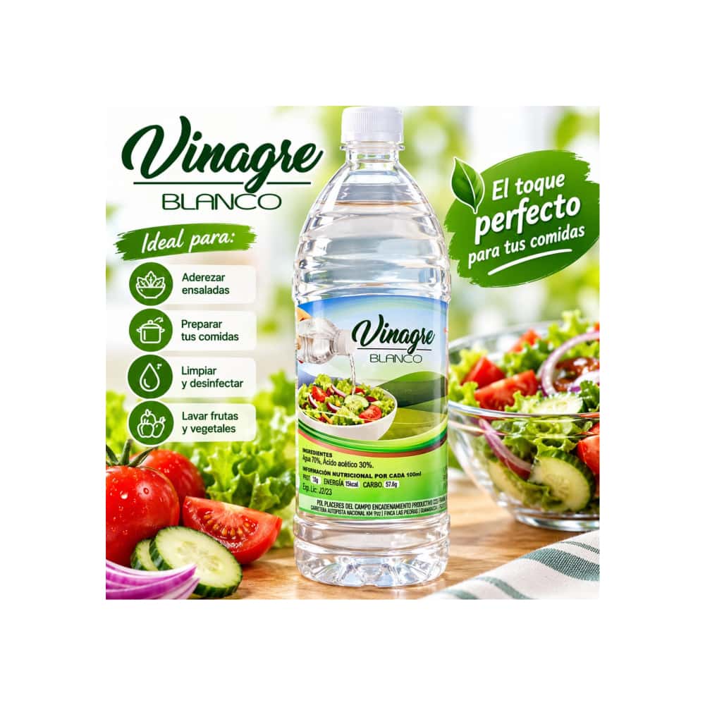 Vinagre blanco Placeres del Campo (1 L) - Miniatura 4