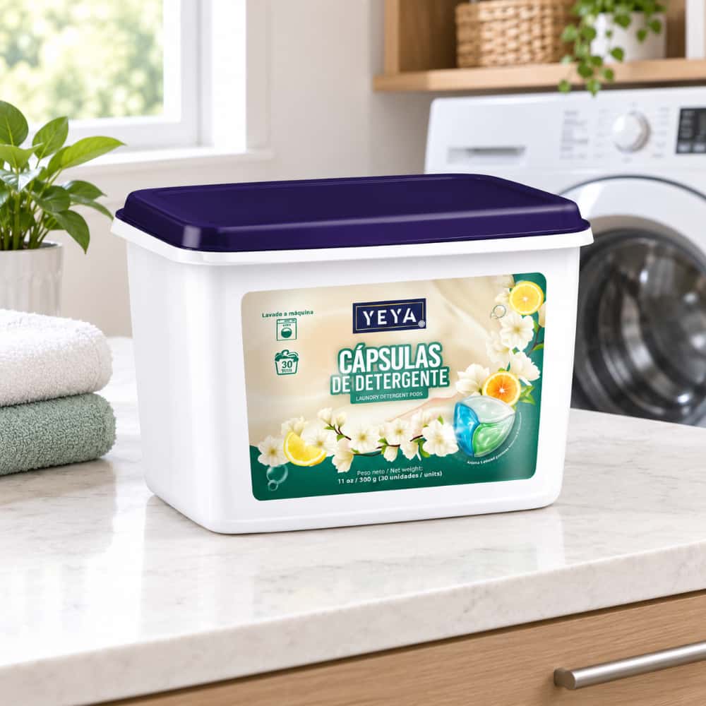 Cápsulas de detergente para lavar aroma jazmín y cítricos YEYA (300 g / 11 oz) - Miniatura 5
