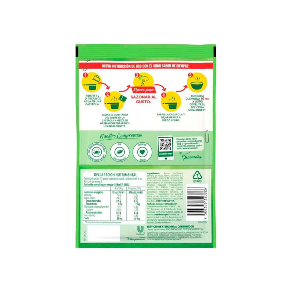 Sopa sabor casero Mickey Knorr (95 g / 3.35 oz) - Miniatura 4