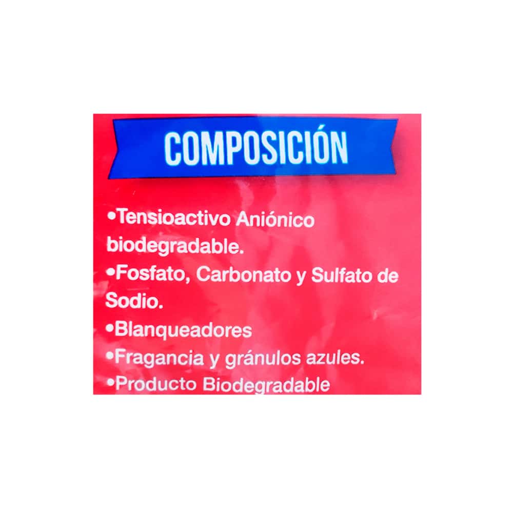 Detergente en polvo multiusos fragancia rosas STB (500 g / 1.1 lb) - Miniatura 3