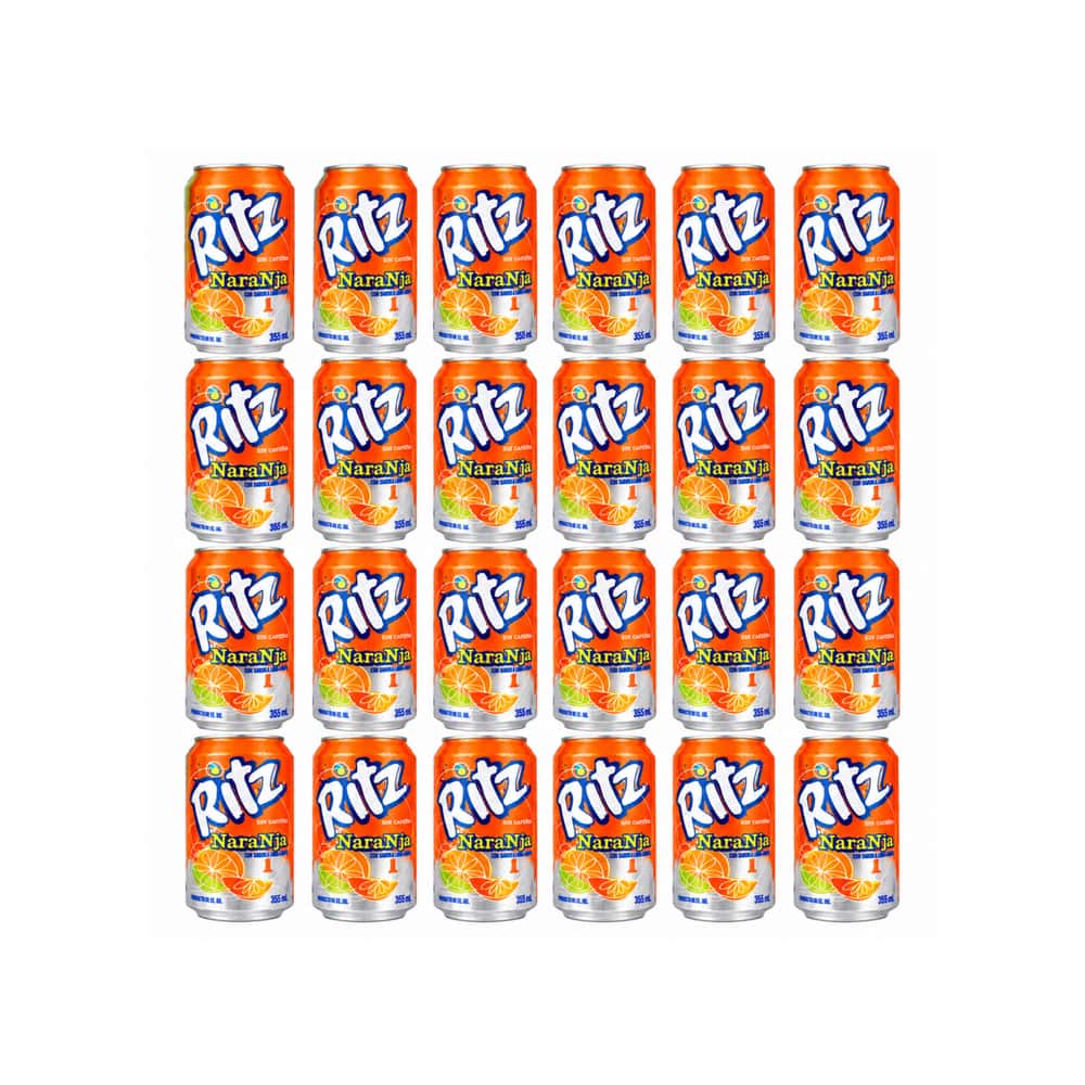 Refresco gaseado sabor naranja Ritz (24 x 355 ml / 12 oz) - Miniatura 1
