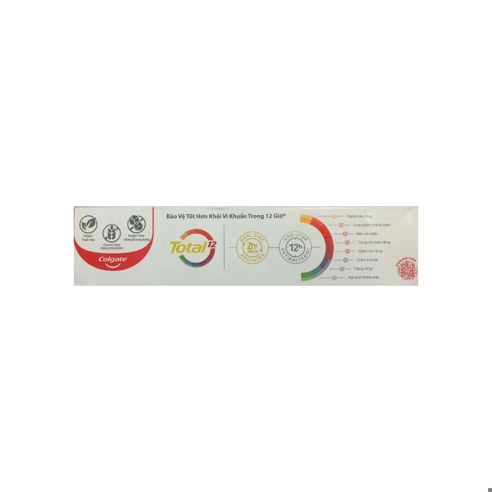Pasta dental sabor menta Clean Mint Total 12 Colgate (170 g / 5.99 oz) - Miniatura 6