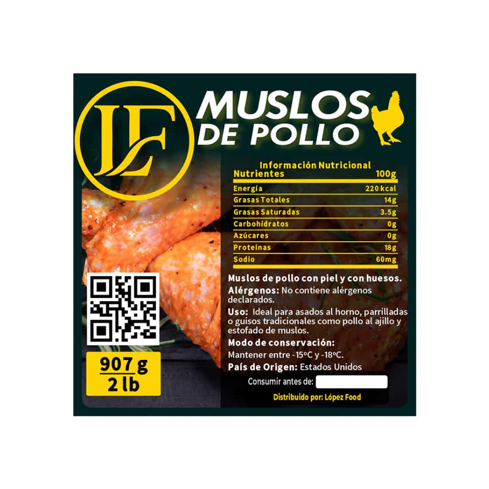 Muslos de pollo LF (907 g / 2 lb) - Miniatura 4