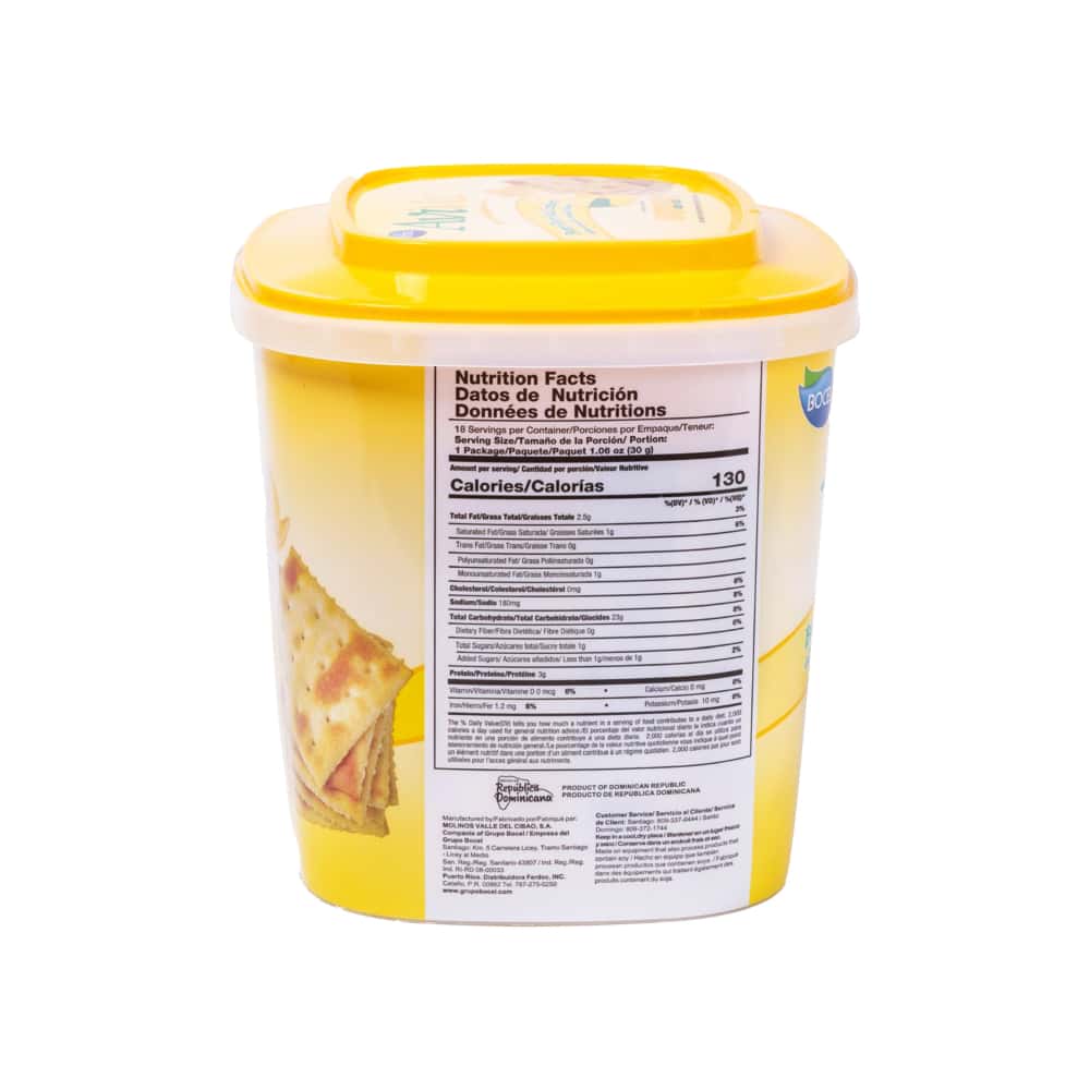 Galletas de soda sabor mantequilla Aviva (540 g / 1.19 lb) - Miniatura 4