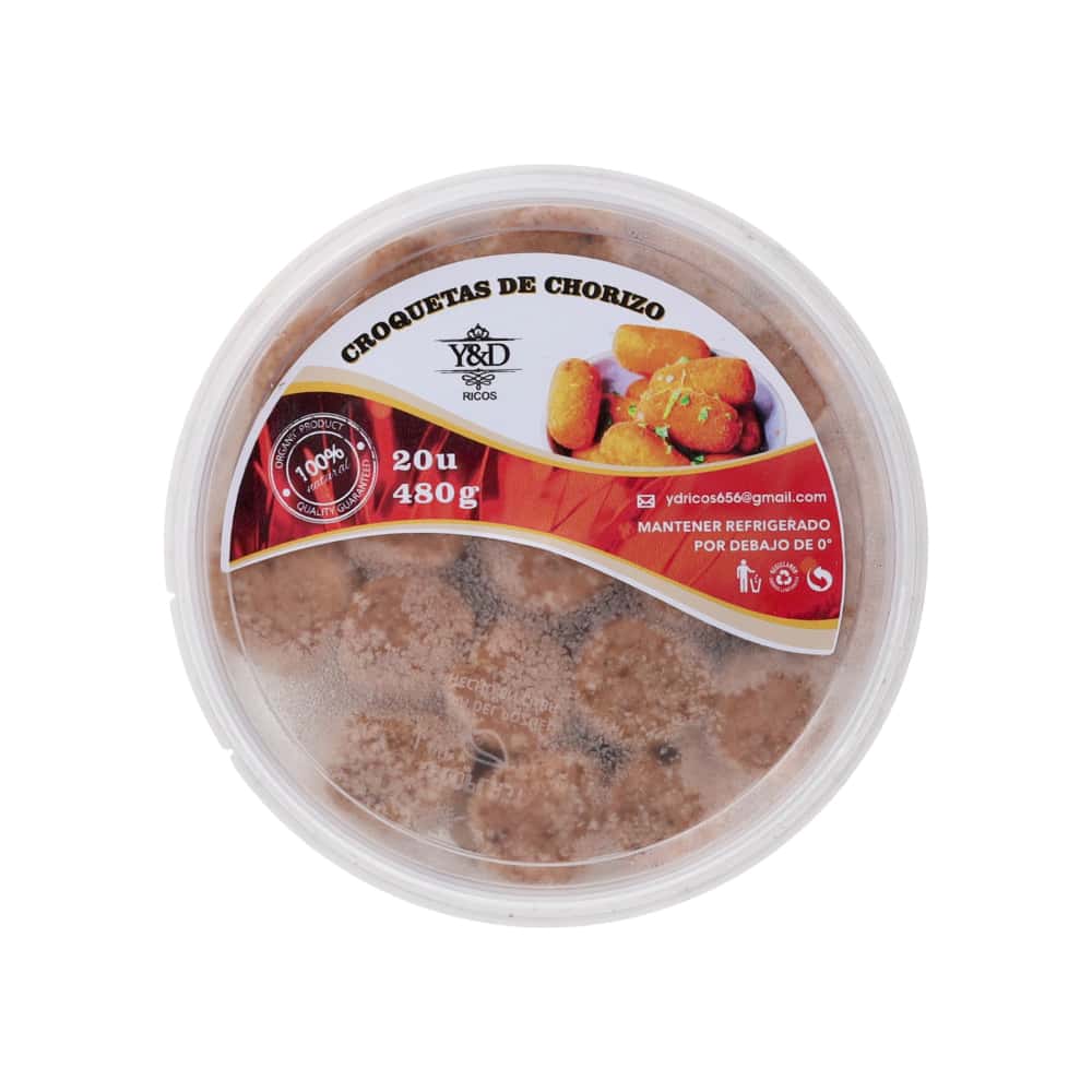 Croquetas de chorizo Y&D Ricos (480 g / 1.05 lb) - Miniatura 3