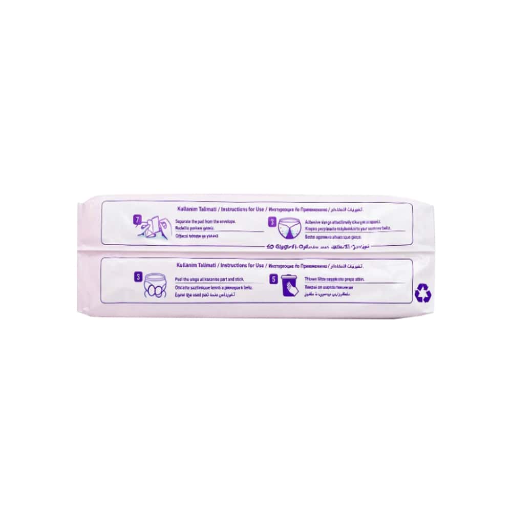 Toallas sanitarias larga talla 2 Lady Giggles (8 U) - Miniatura 3