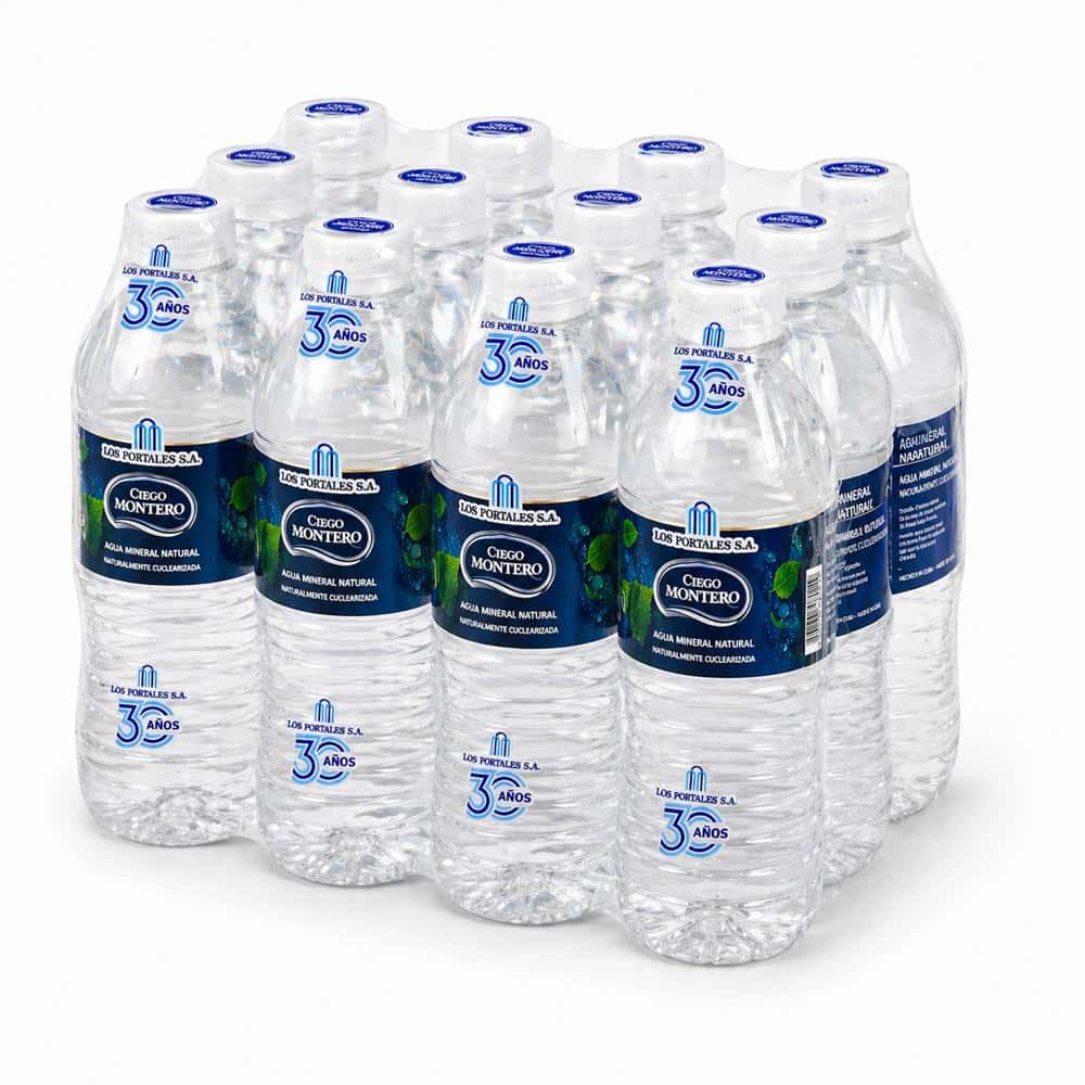 Agua mineral natural Ciego Montero (12 x 500 ml) - Miniatura 1