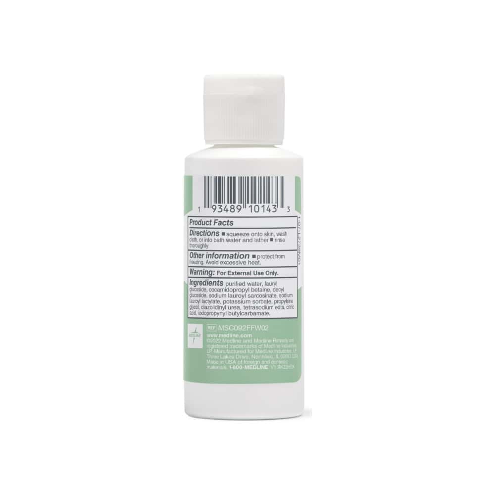 Champú y gel de ducha sin perfume para bebé Medline Remedy (59 ml / 2 fl oz) - Miniatura 2