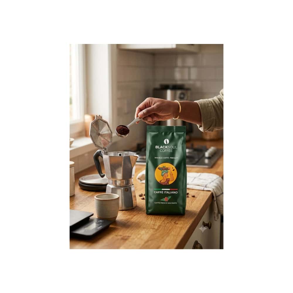 Café molido Premium Black Soul (250 g / 8.82 oz) - Miniatura 4