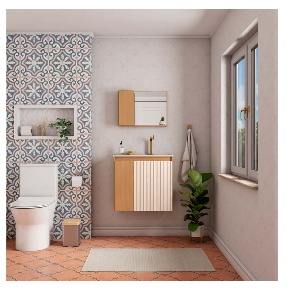 Mueble de baño arena en madera Cozimax Camomila - Miniatura 3