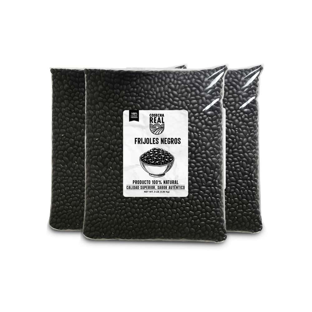 Frijoles negros Cosecha Real (3 x 1.36 kg / 3 lb) - Miniatura 1